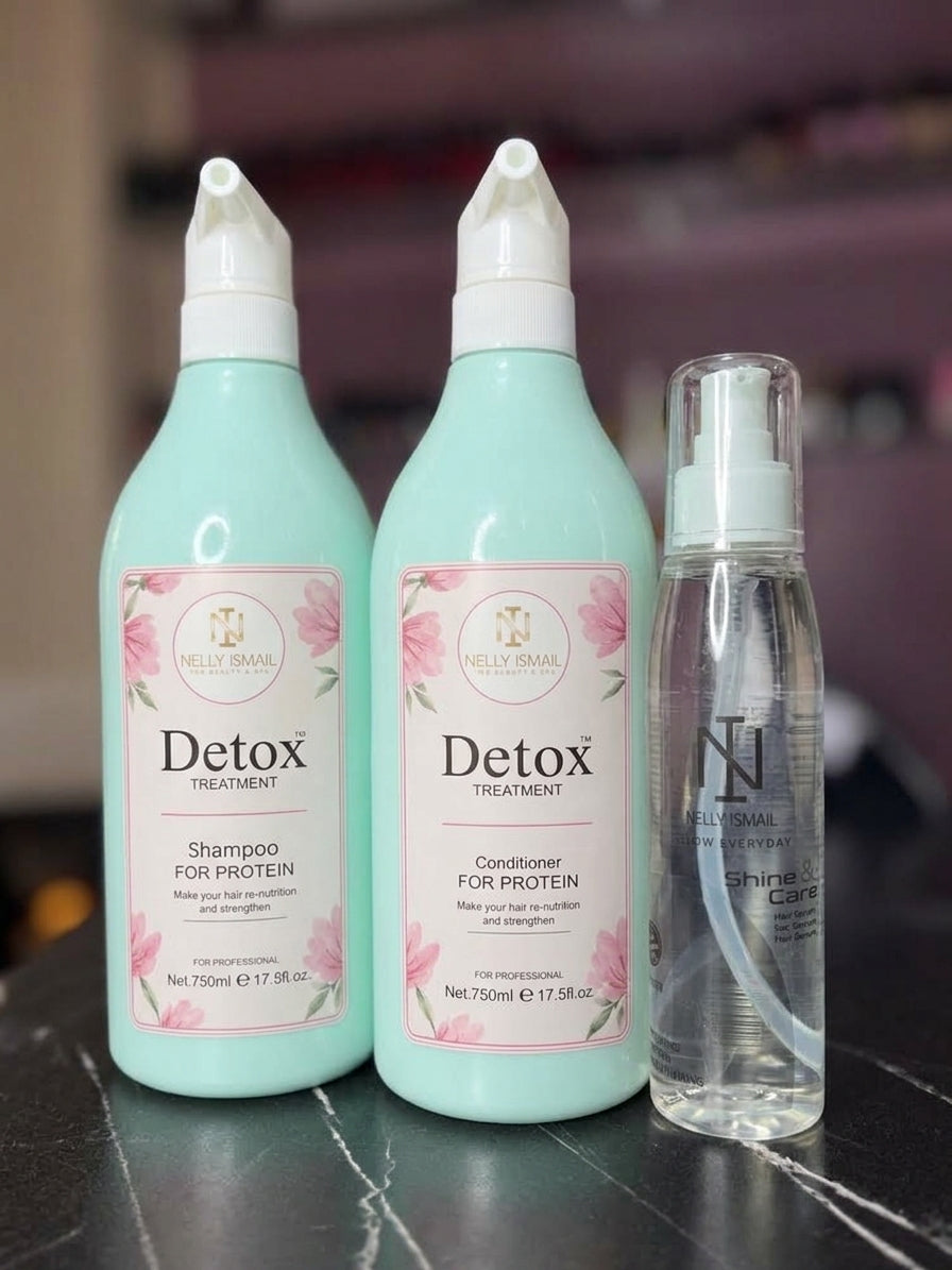 Nelly Ismail Hair Care Trio Set (Shampoo + Conditioner + Serum)